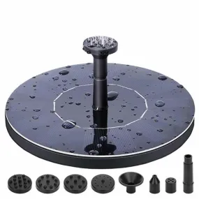 1.5w Solar Fountain Micro Solar Sprinkler Outdoor Courtyard Rockery Garden Pond Landscaping Solar Water Pump Fish Pond Fountain