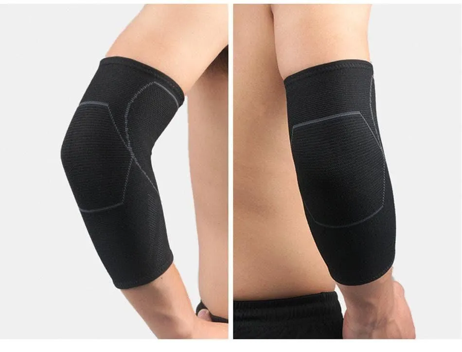 2 pieces Compression Elbow Support Brace for Men Women (Arm Sleeves)