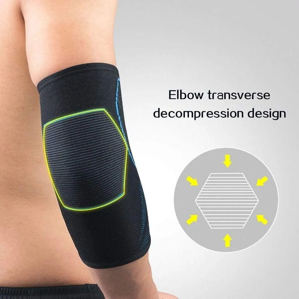 2 pieces Compression Elbow Support Brace for Men Women (Arm Sleeves)