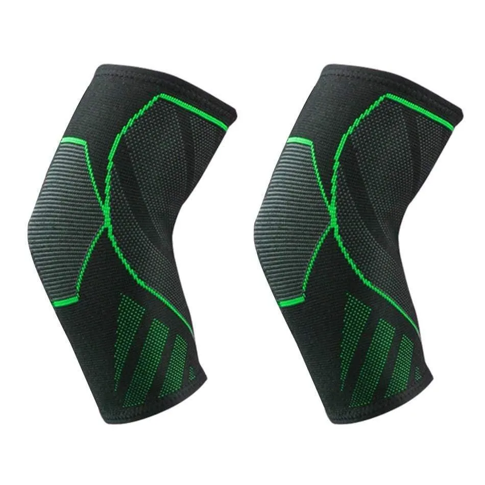 2 pieces Compression Elbow Support Brace for Men Women (Arm Sleeves)