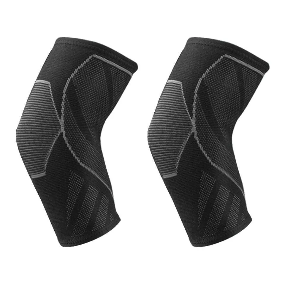 2 pieces Compression Elbow Support Brace for Men Women (Arm Sleeves)