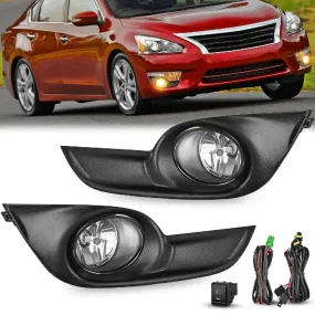 2013-2015 Nissan Altima Fog Light Assembly Clear Lens