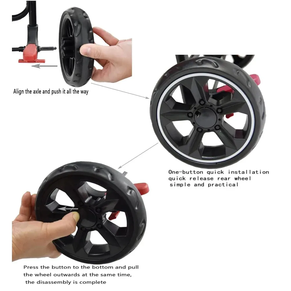 3-Wheel Pet Stroller for Small/Medium Dogs/Cats