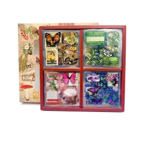 508pcs DIY Aesthetic Scrapbooking Supplies Kit | Vintage Junk Journal Kit Mystical Jungle Ephemera Journal Stickers
