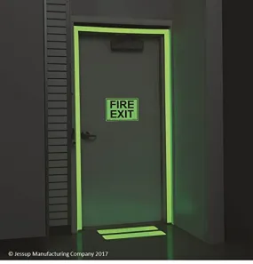 6" x 24" Glow in the Dark Non-Slip Treads SOLD PER PIECE