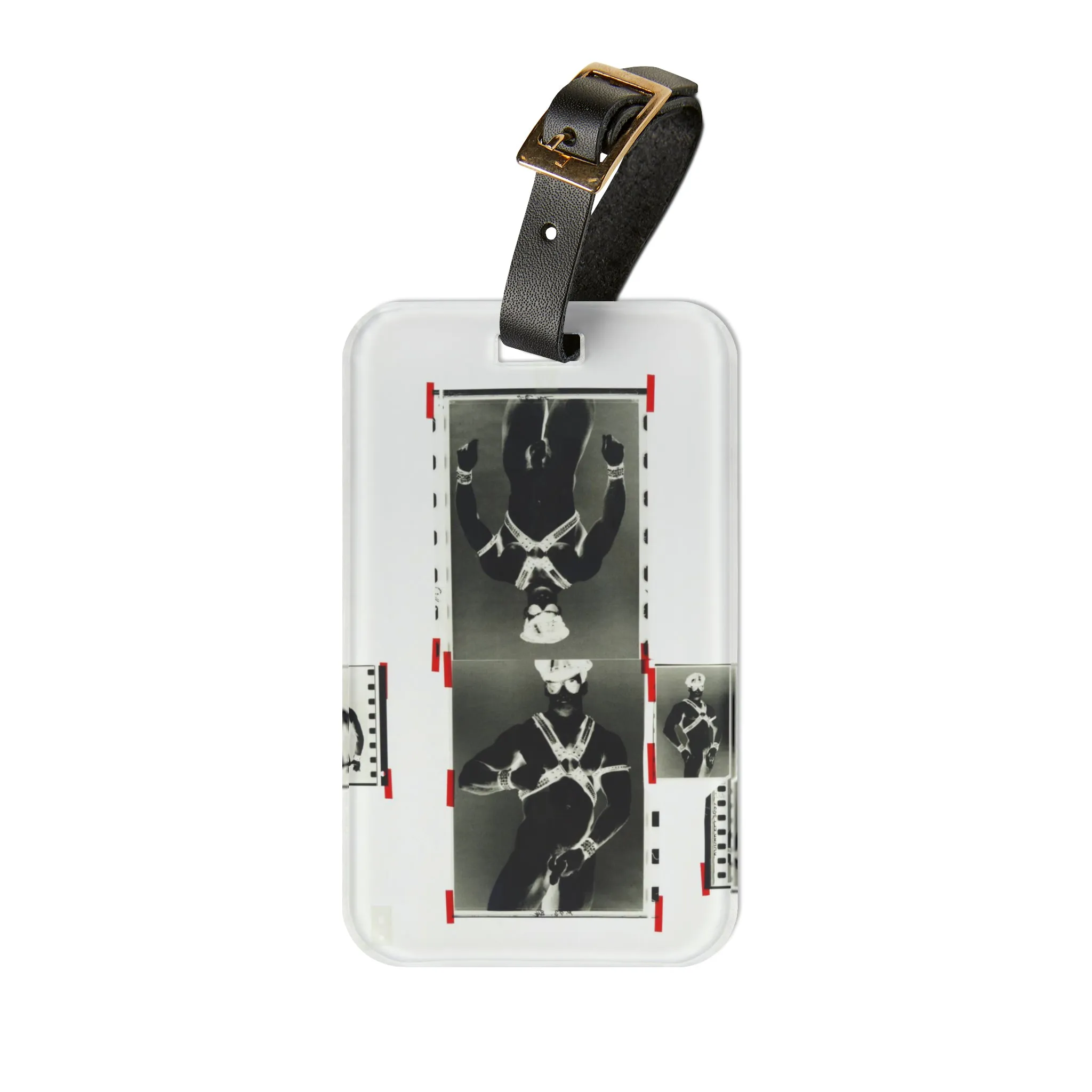 90S VINTAGE GAY PORN TRANSPARENCY Luggage Tag