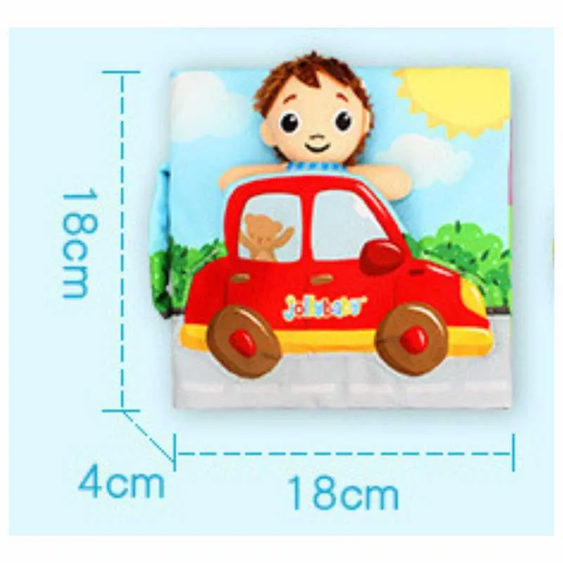 Activity Soft Books Toddlers Learn Touch & Feel