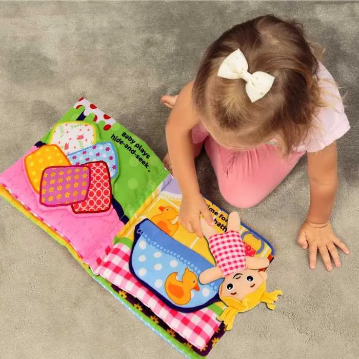 Activity Soft Books Toddlers Learn Touch & Feel