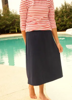 Ada Faye Swim/Athletic Skirt - Navy