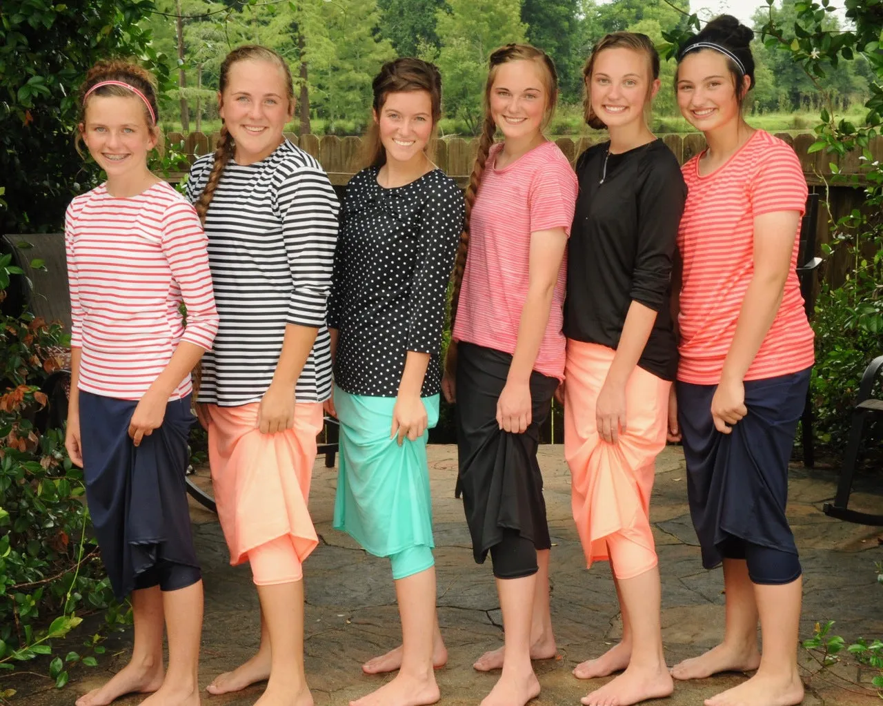 Ada Faye Swim/Athletic Skirt - Navy
