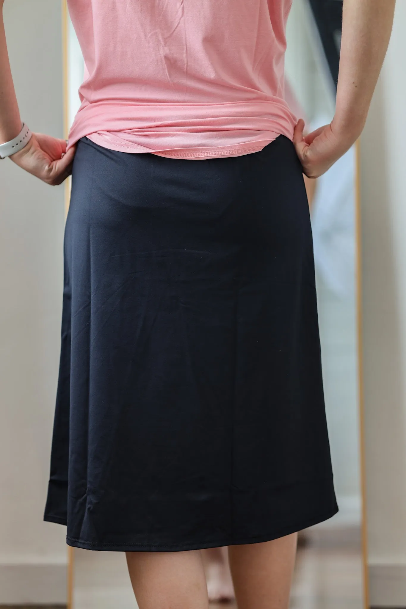 Ada Faye WW Swim/Athletic Skirt - Black