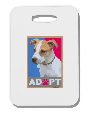 Adopt Cute Puppy Cat Adoption Thick Plastic Luggage Tag