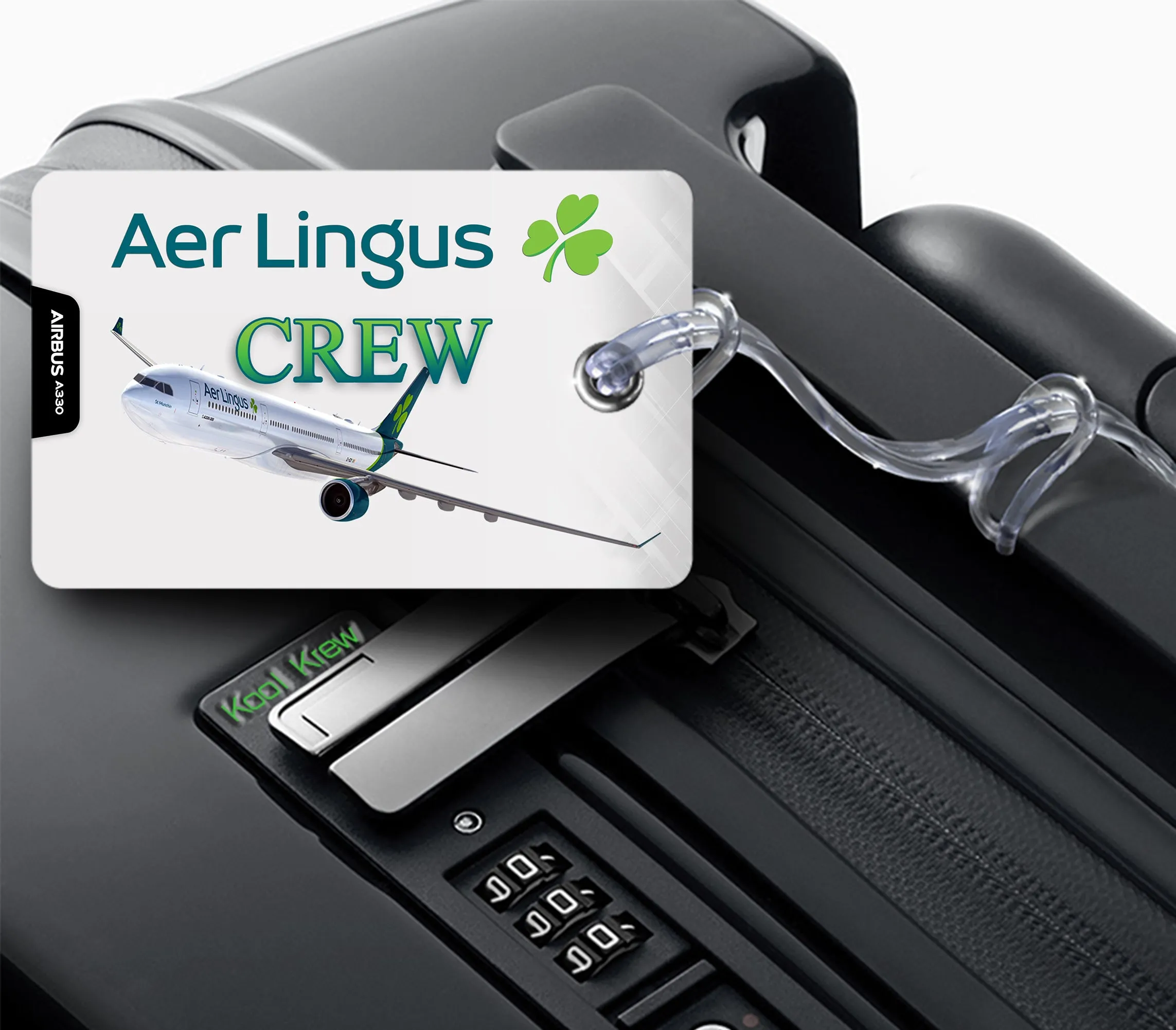 Aer Lingus A330 White Luggage Tag