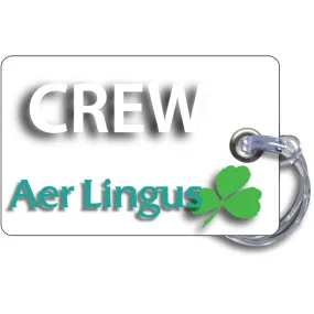 Aer Lingus Landscape White Luggage Tag