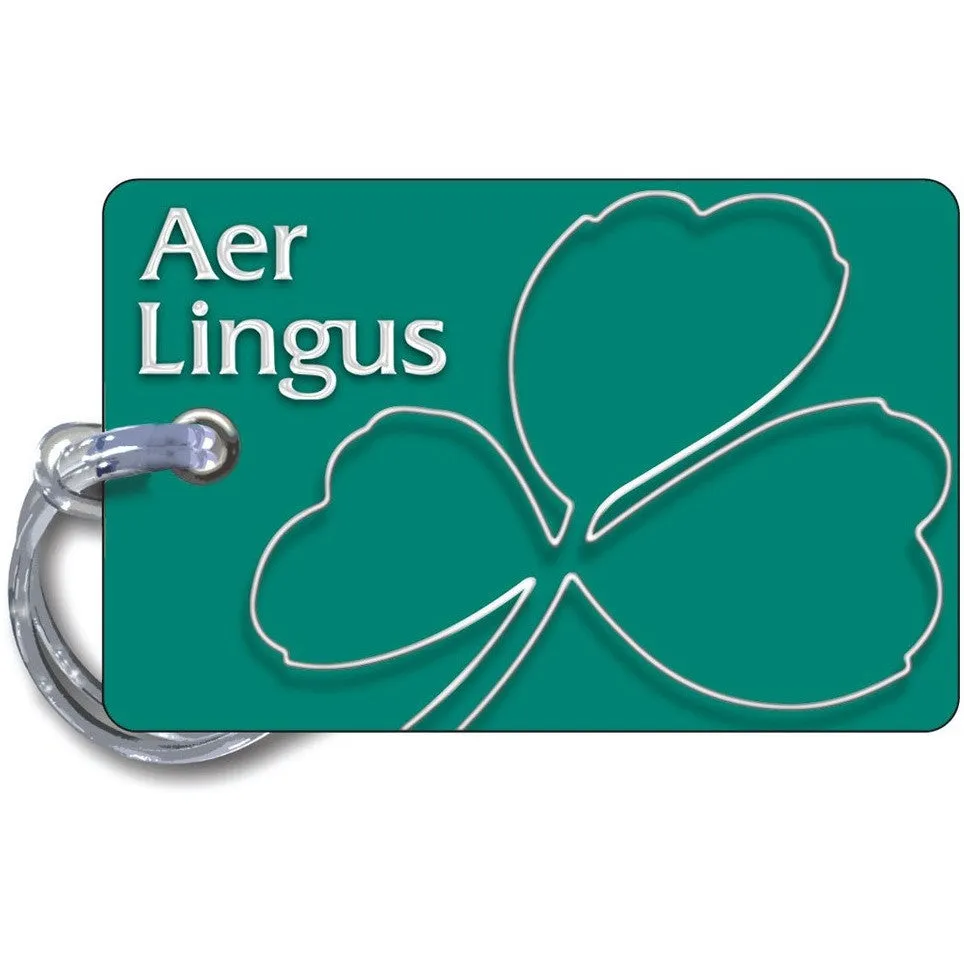 Aer Lingus Logo Shamrock Luggage Tag