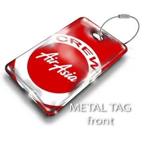 Air Asia Logo Portrait Luggage Tag