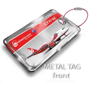 Air Berlin A320 Landscape Luggage Tag