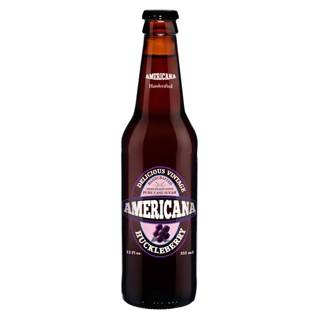 Americana Huckleberry Soda 12 oz. Bottle