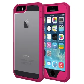 AMZER Full Body Hybrid Cover With Built-in Screen Protector for iPhone 5