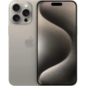 Apple iPhone 15 Pro Max - 5G, 1TB, Natural Titanium, Unlocked (eSIM Only)