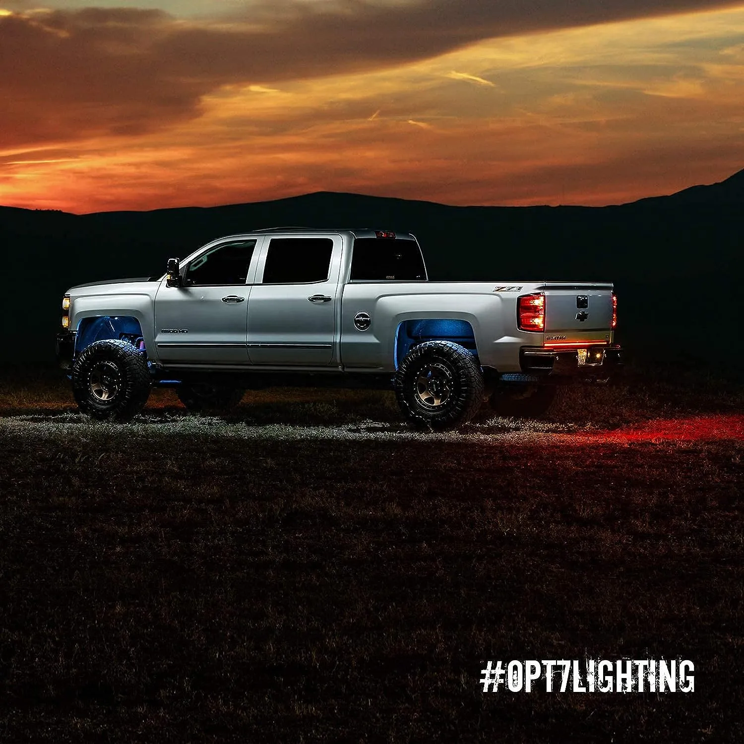 AURA LED Lighting Kit for Truck Bundle (Grille LED Kit   DreamColor Underglow LED Kit - Remote Control   Tailgate Triple Light Bar)