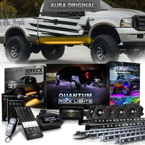 AURA LED Lighting Kit for Truck Bundle (Quantum LED Rocklight   Underglow LED Kit   Sidekick LED Kit ) - Remote Control