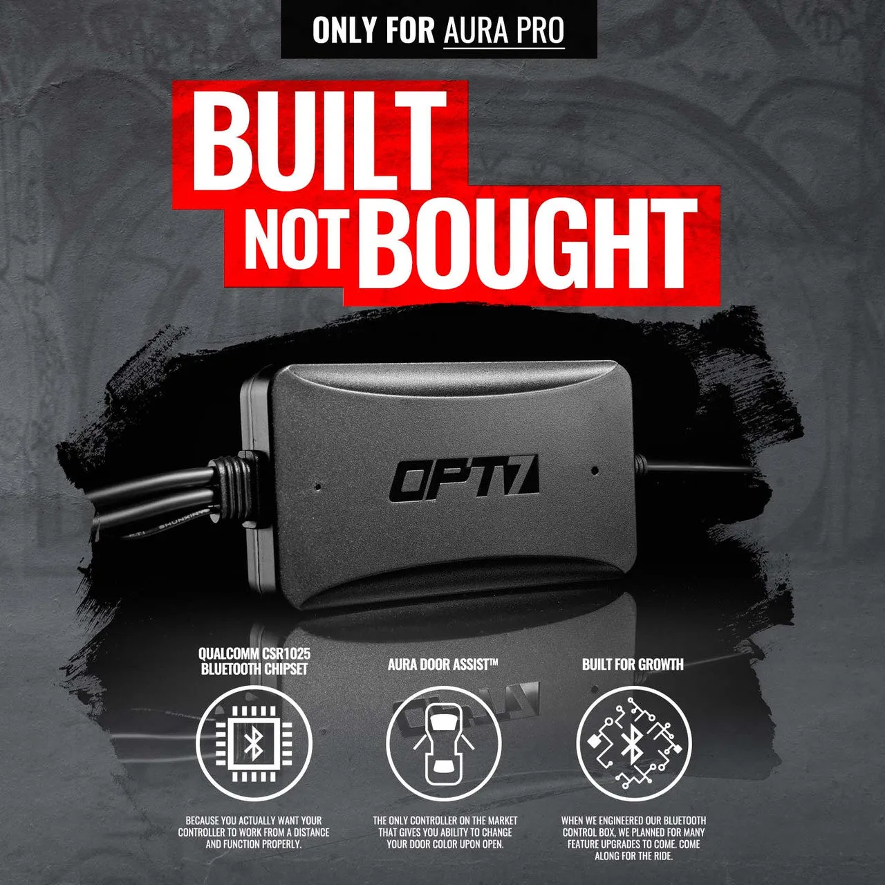 AURA PRO Engine Bay LED Lighting Kit ( 4 x 12-Inch or 4 x 24-Inch)  - Bluetooth Enabled APP Full Color Spectrum