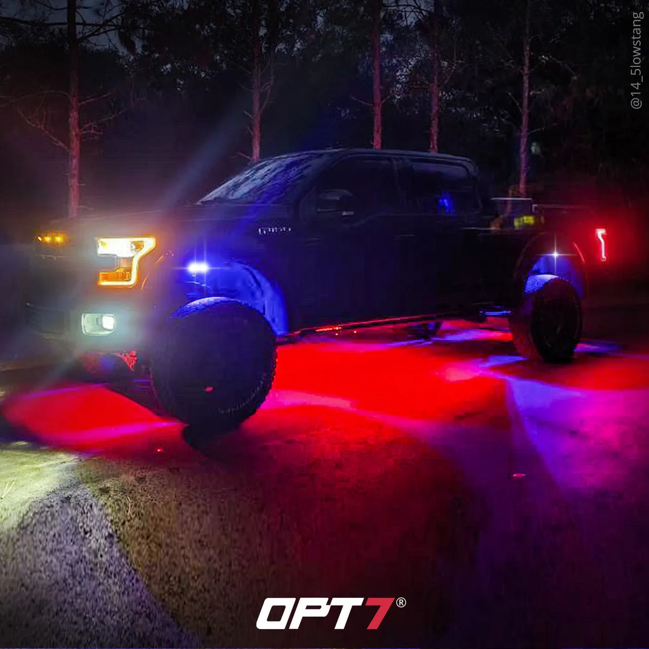 AURA PRO LED Lighting Kit for Truck Bundle (Quantum LED Rocklight   Underglow LED Kit   Sidekick LED Kit ) - Bluetooth Enabled APP