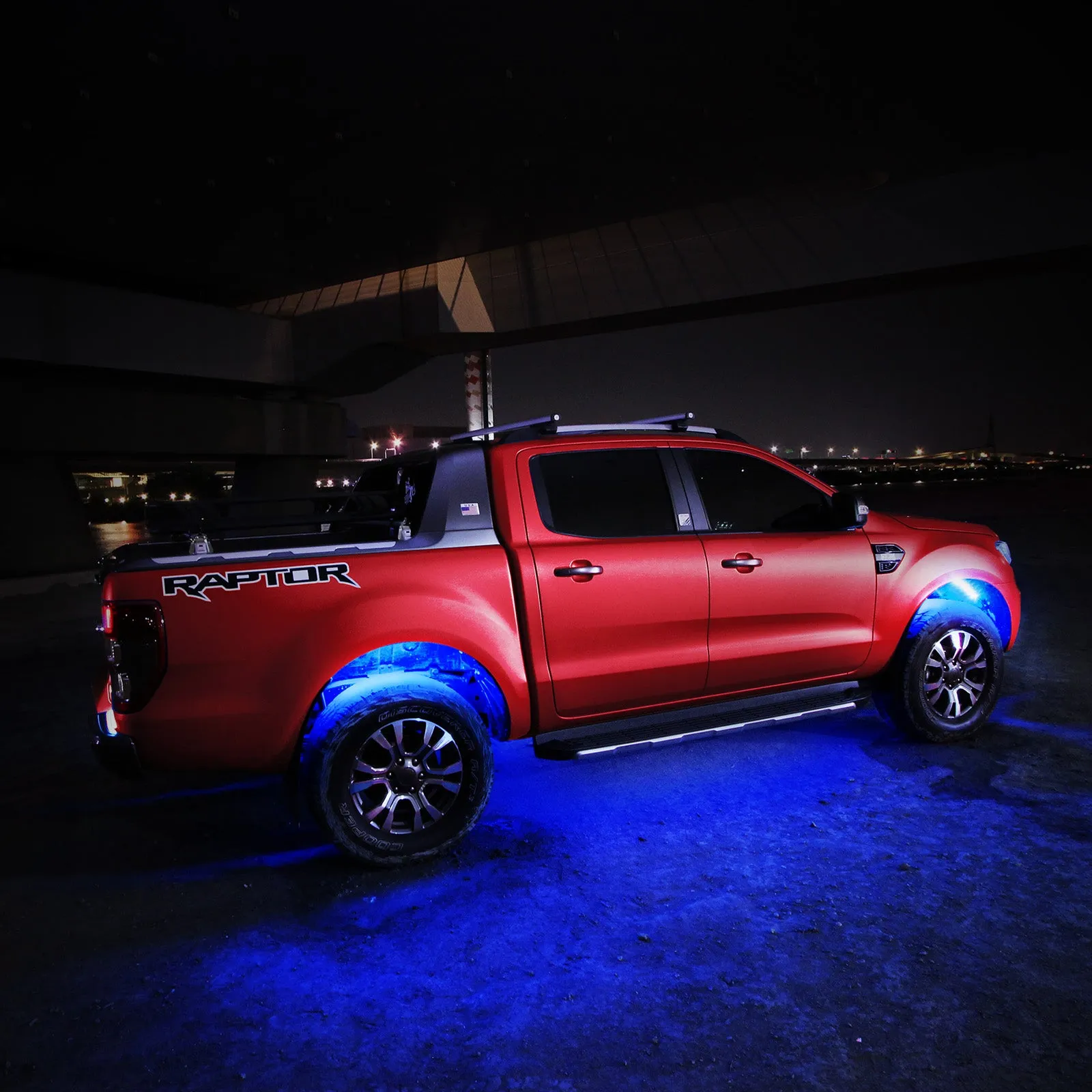 AURA PRO Wheel Well LED Lighting Kit 4 x 24-Inch Multi-Color Strips - Bluetooth Enabled APP Full Color Spectrum
