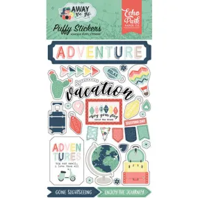 Away We Go Collection - Puffy Stickers