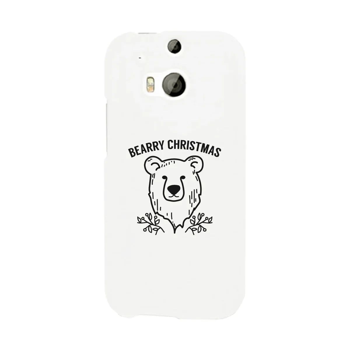 Bearry Christmas Bear White Phone Case