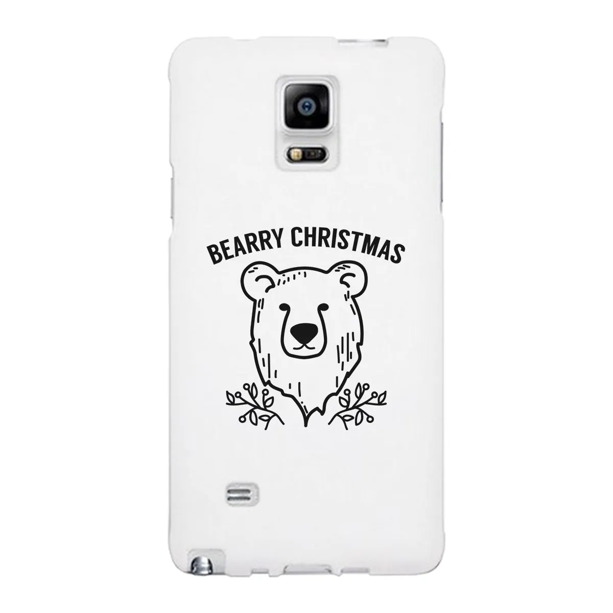 Bearry Christmas Bear White Phone Case