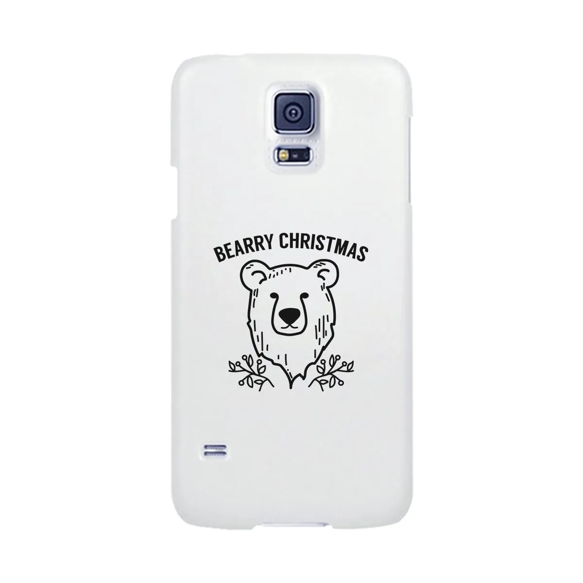 Bearry Christmas Bear White Phone Case