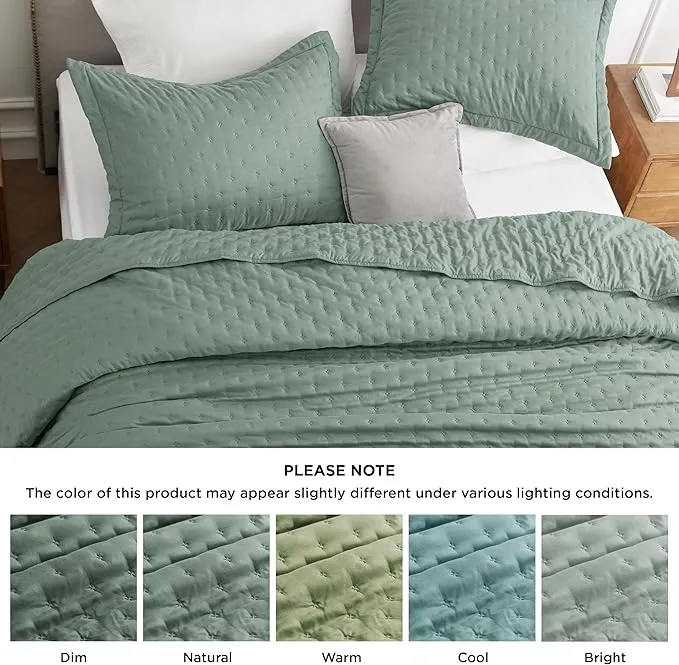 Bedsure Soft Ultrasonic Quilt Set