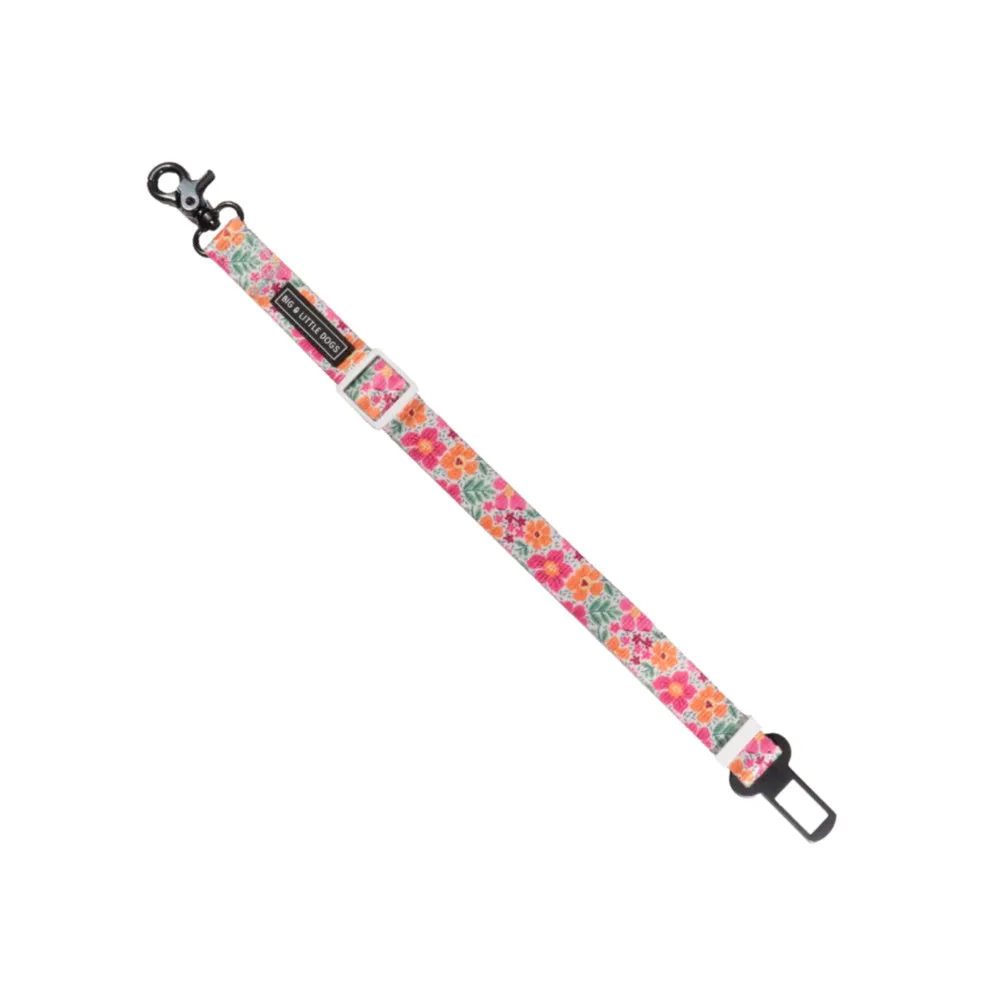 Big & Little Dog Car Seat Restraint: Sweet Blossoms