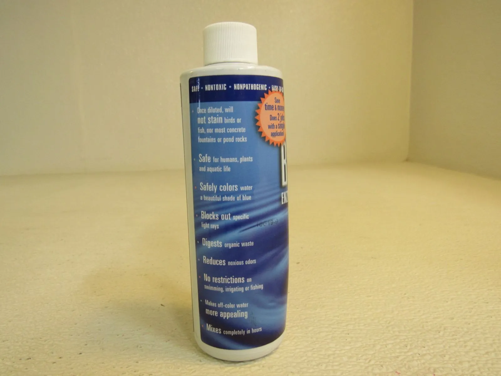 Bio-Blue Micro-Lift Enzymes & Pond Colorant Blue 8-oz 236-ml Biodegradable -- New