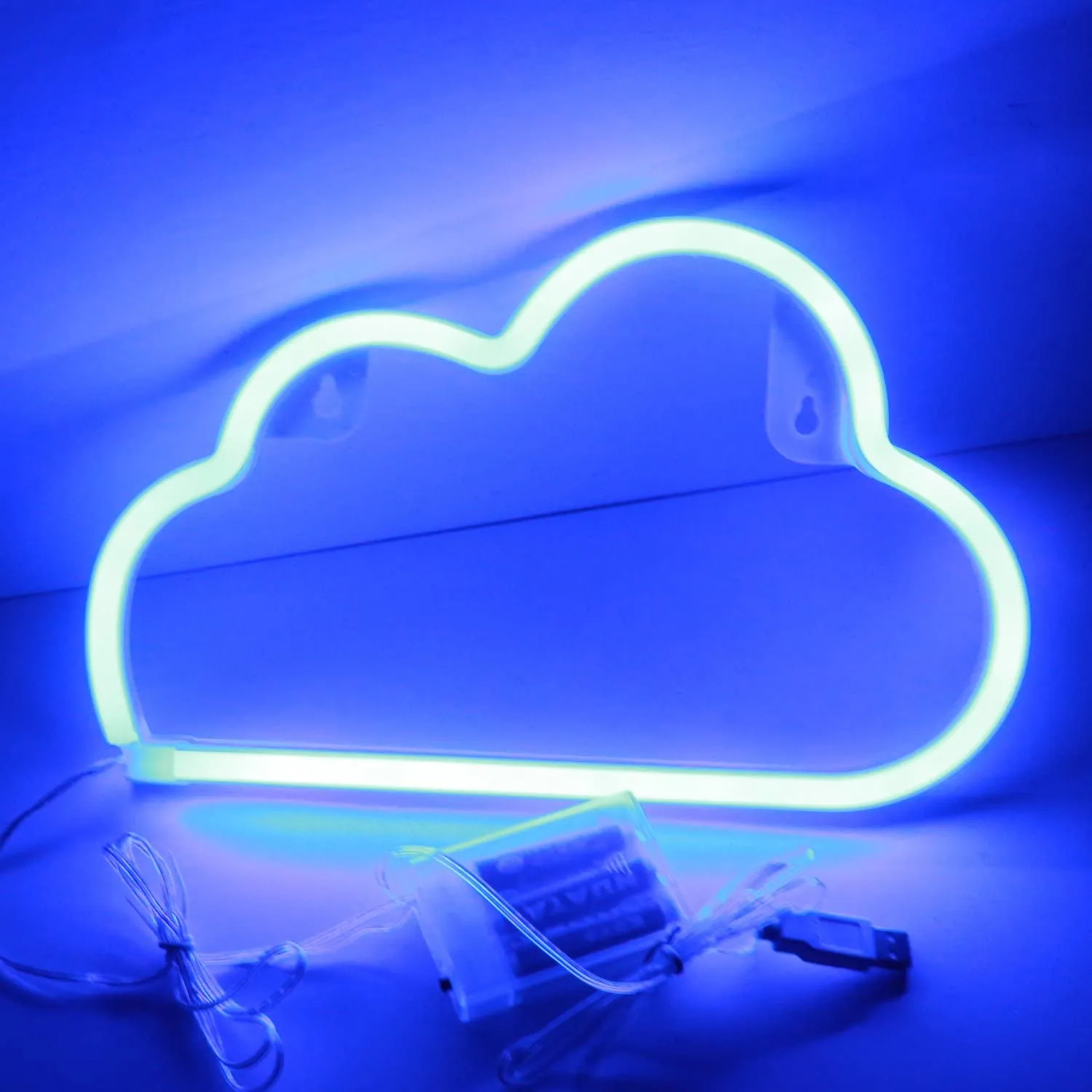 Blue Neon Cloud