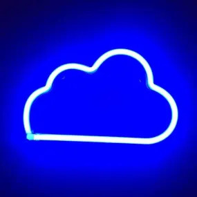 Blue Neon Cloud