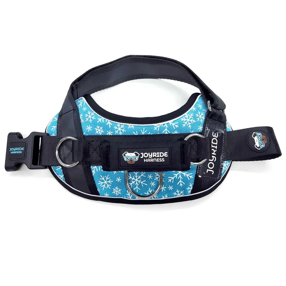 Blue Snowflake Joyride Premium Advanced Dog Harness 2.0