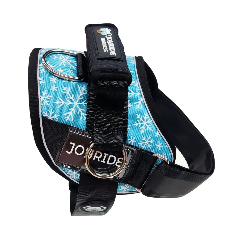 Blue Snowflake Joyride Premium Advanced Dog Harness 2.0