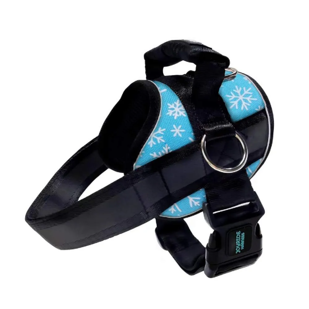 Blue Snowflake Joyride Premium Advanced Dog Harness 2.0