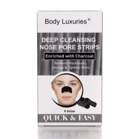 BODY LUXURIES FACE STRIPS CHARCOL