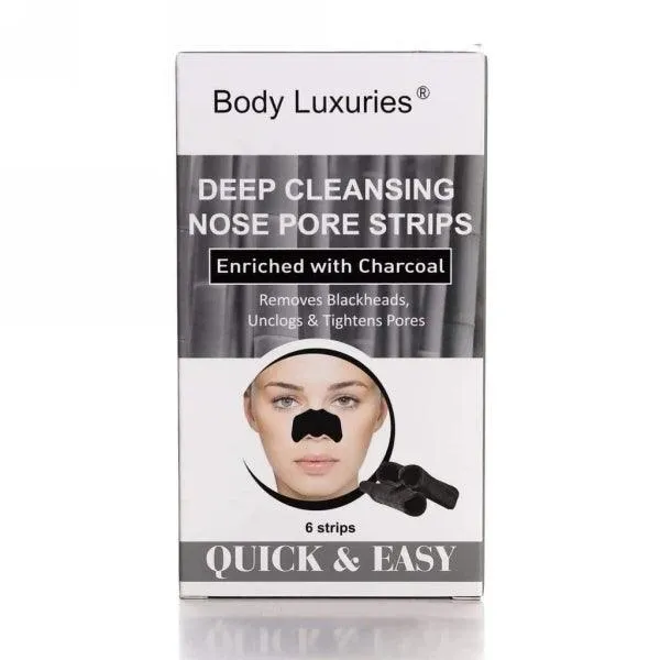 BODY LUXURIES FACE STRIPS CHARCOL