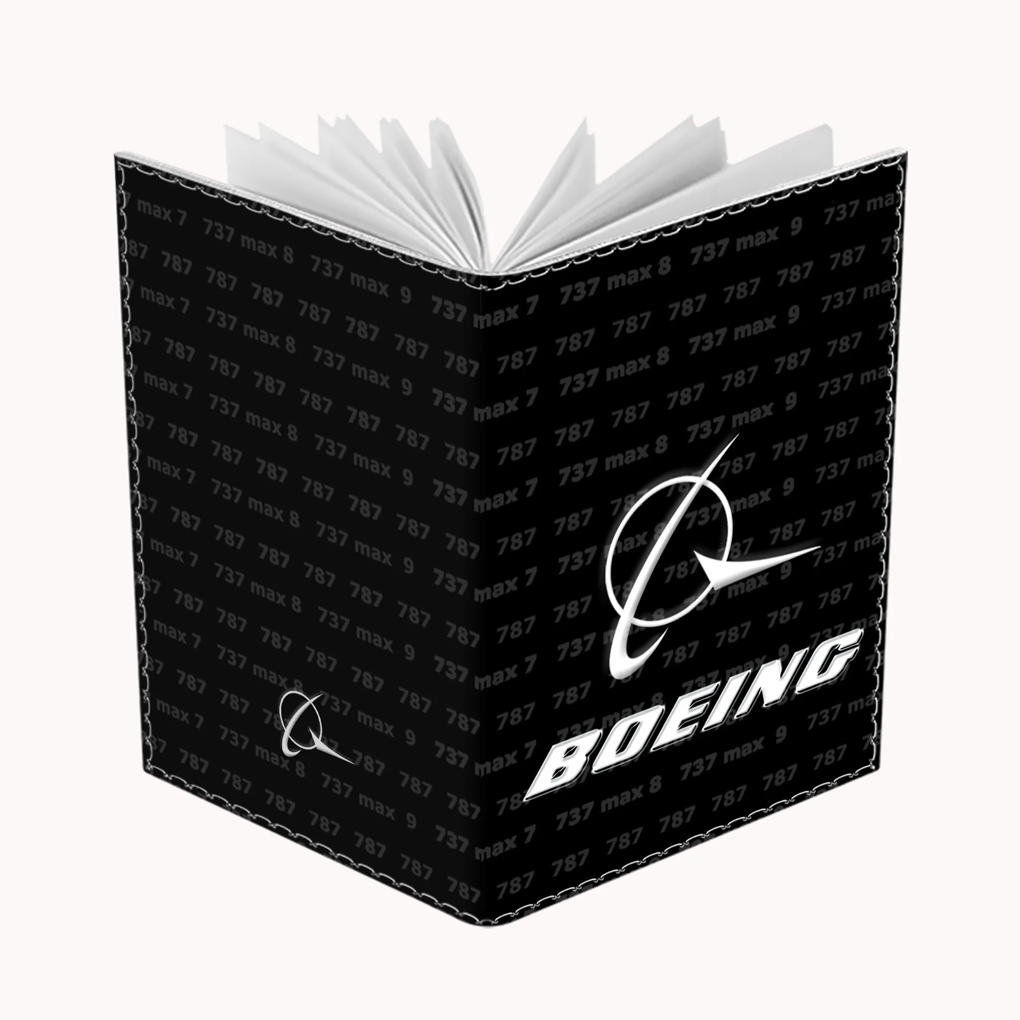 Boeing Logo Black Luggage Tag