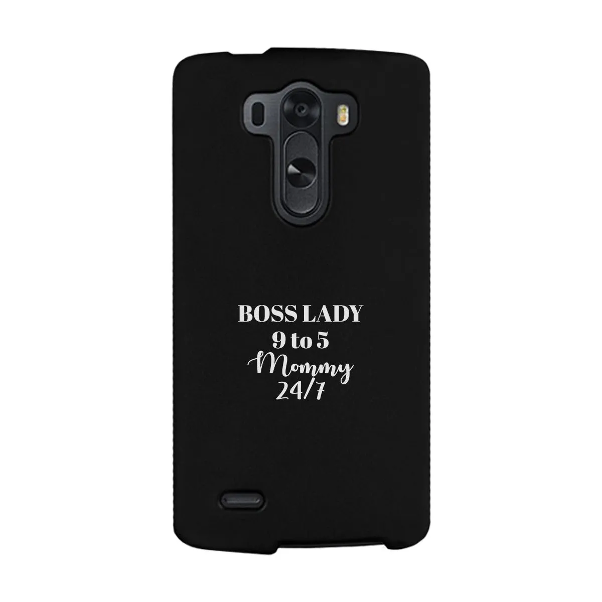 Boss Lady Mommy White Phone Case For Moms Funny Mothers Day Gift