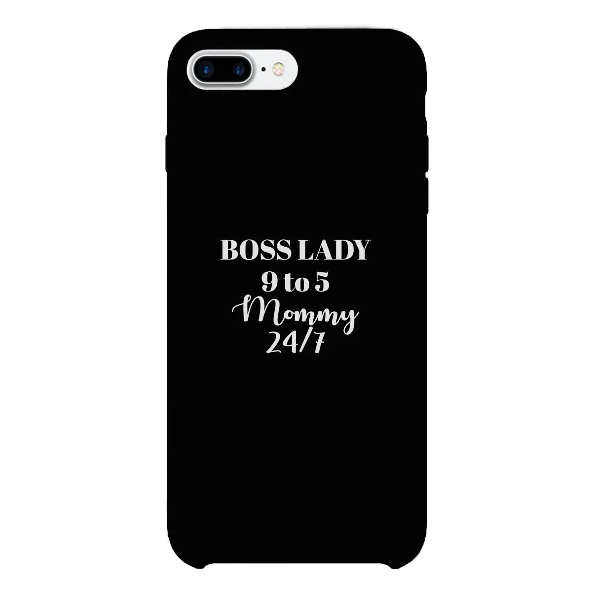 Boss Lady Mommy White Phone Case For Moms Funny Mothers Day Gift
