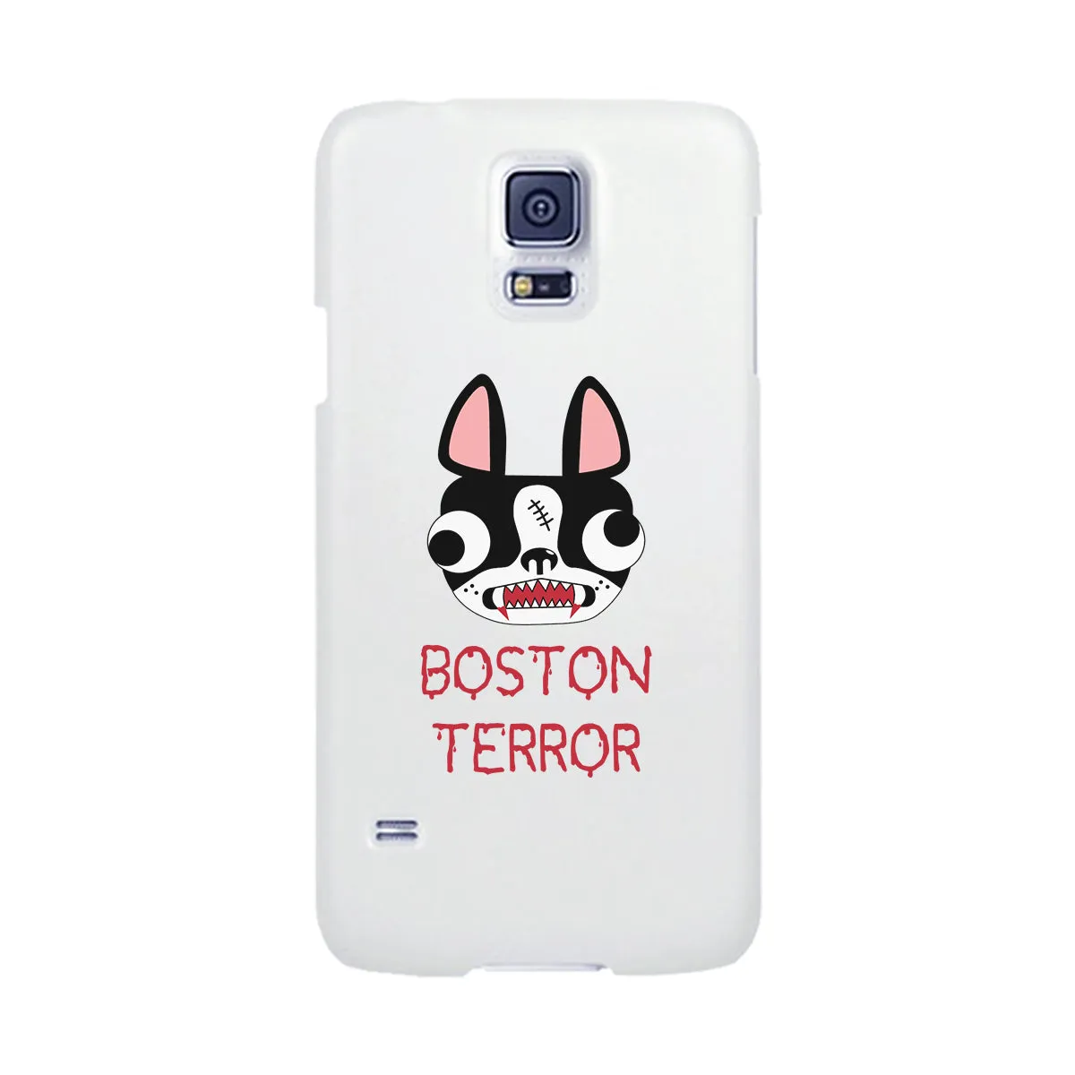 Boston Terror Terrier White Phone Case