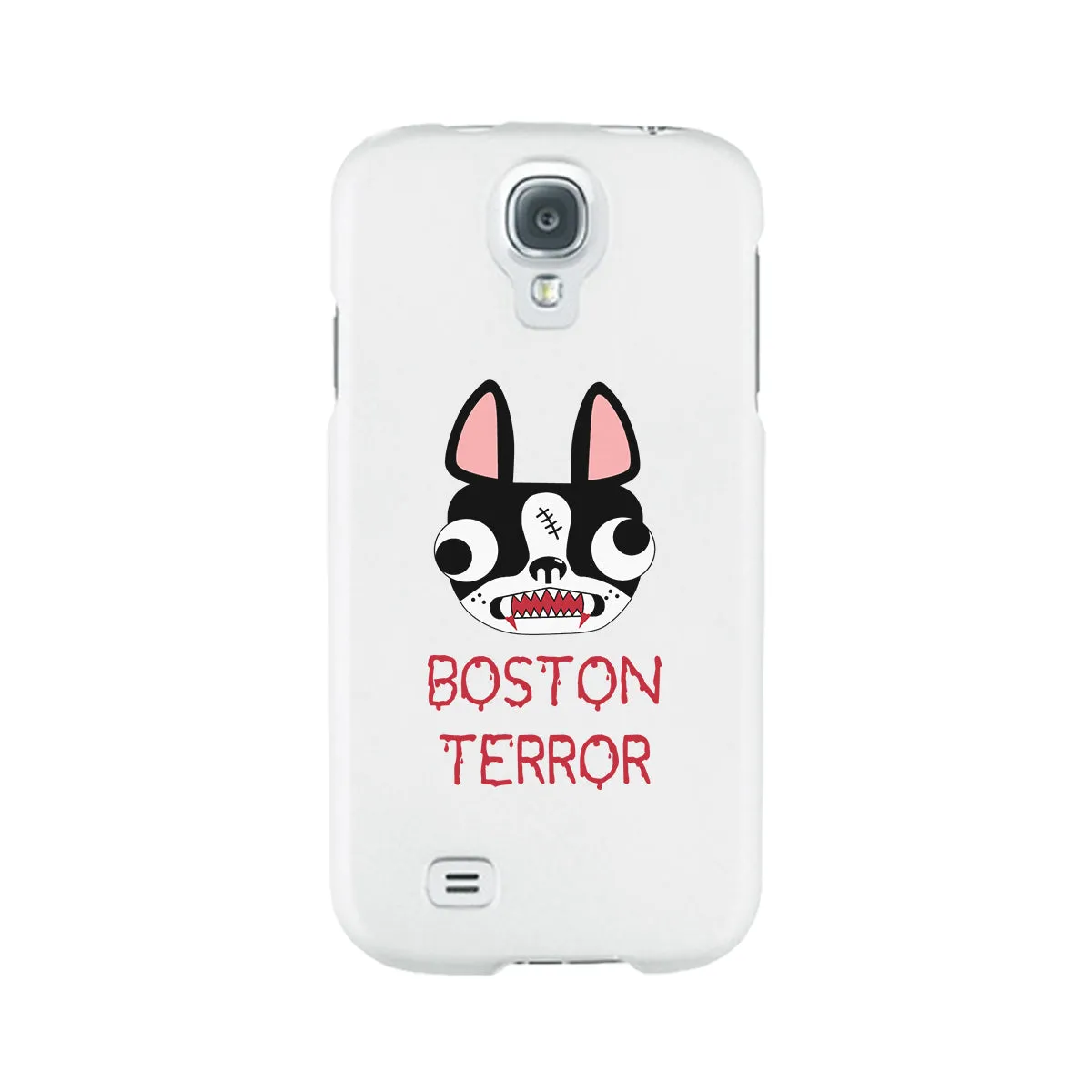 Boston Terror Terrier White Phone Case