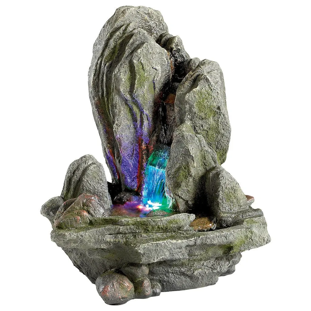 Boulder Falls Cascading Fountain by Design Toscano
