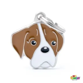 Boxer Dog Name Tag